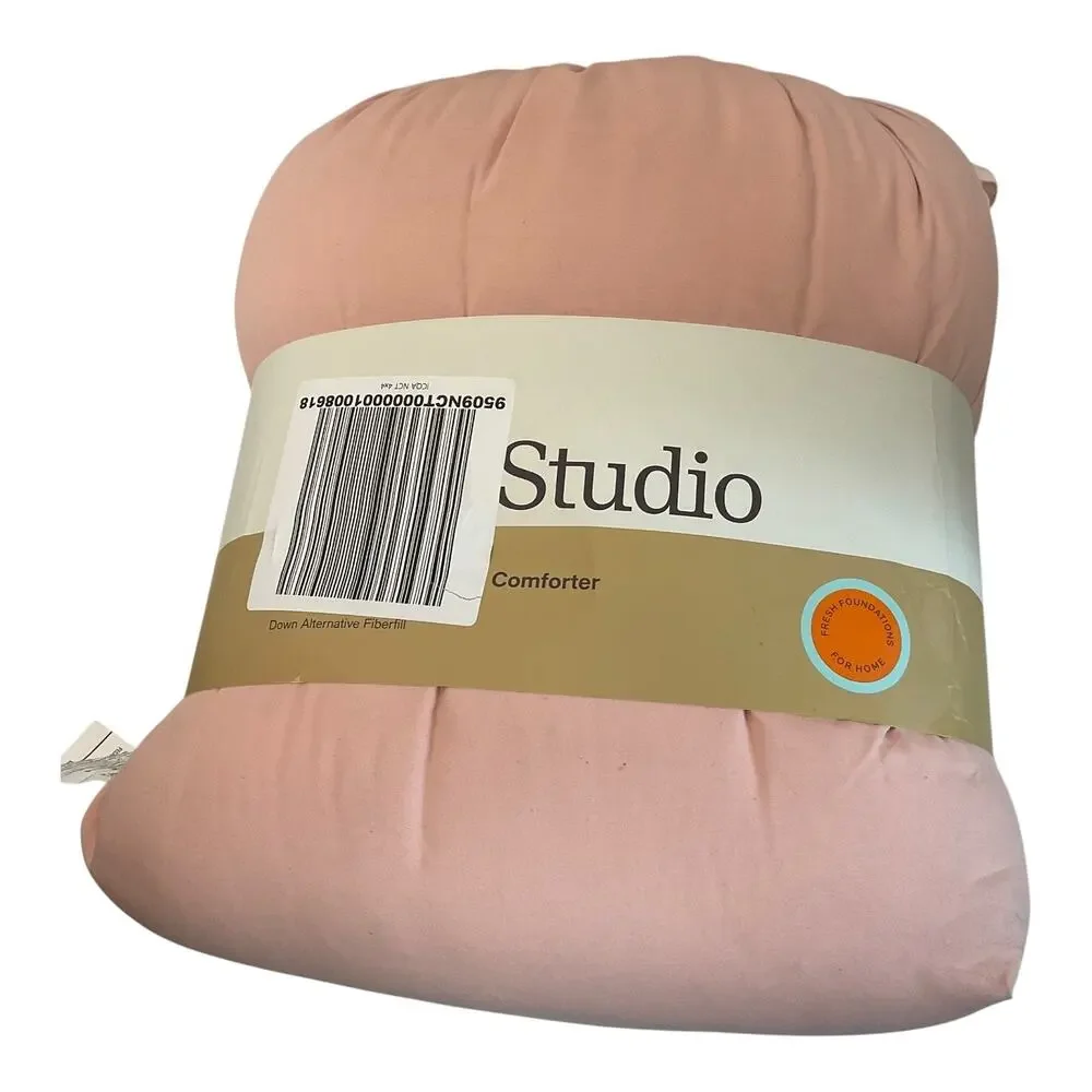 Arch Studio Microfiber Down Alternative Comforter Pink Twin